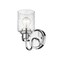 Z-Lite Kinsley 1 Light Wall Sconce, Chrome And Clear Seeded 340-1S-CH - alternate 4